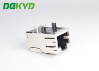 Side Plug 100 Megabytes Integrated Filter 1 Port RJ45 90 Degree