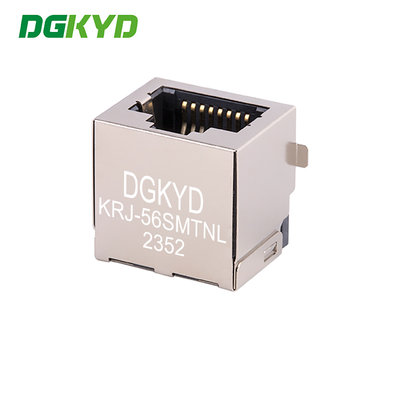KRJ-56SMTNL Single Port RJ45 Network Socket Without Filter Network Interface SMD