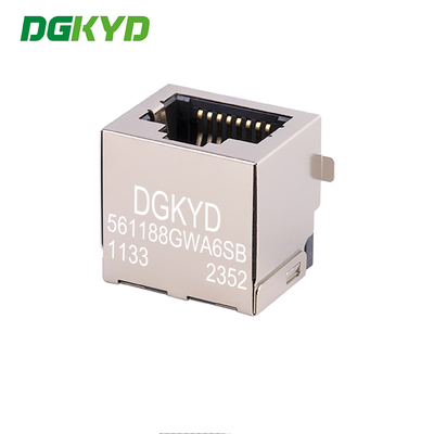 DGKYD561188GWA6SB1133 Single Port RJ45 Network Socket Without Filter Network Interface SMT