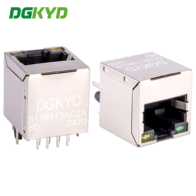RJ45 Network Interface With Light 100Mbps RJ45 Computer Connector DGKYD511B113AC2A8D