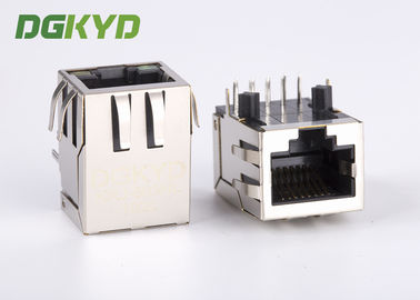 Network PoE RJ45 Magnetics Jack Port With 10/100M Ethernet Transformer