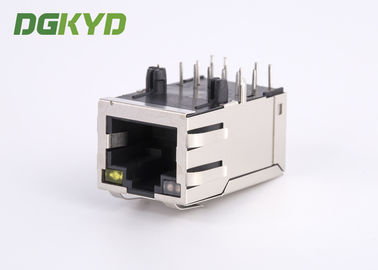 25.4mm Integrated Ethernet RJ45 Connector 1000Mb Transformer Rj45 Jack Cat6 W Led