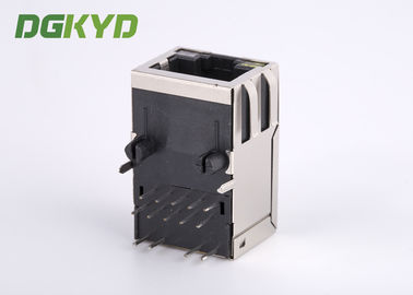25.4mm Integrated Ethernet RJ45 Connector 1000Mb Transformer Rj45 Jack Cat6 W Led