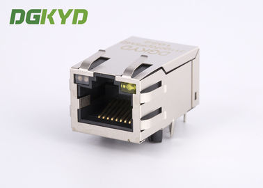 25.4mm Integrated Ethernet RJ45 Connector 1000Mb Transformer Rj45 Jack Cat6 W Led