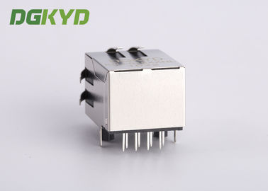 1x1 Port Cat5 Transformer RJ45 Modular Jack Minimum 1500Vrms Isolation Without Led