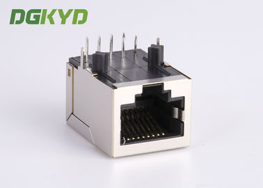 Megabit RJ45 Integrated Magnetic Modular Jack Right Angle Rj45 Manufacture Factory