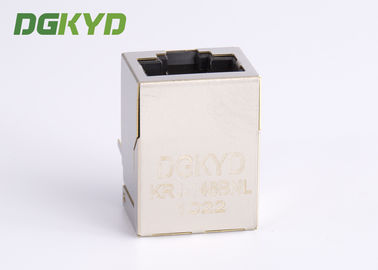 Megabit RJ45 Integrated Magnetic Modular Jack Right Angle Rj45 Manufacture Factory