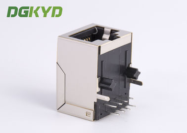 Megabit RJ45 Integrated Magnetic Modular Jack Right Angle Rj45 Manufacture Factory