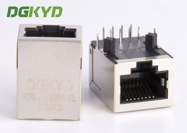 Megabit RJ45 Integrated Magnetic Modular Jack Right Angle Rj45 Manufacture Factory