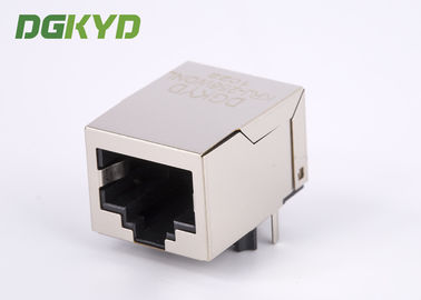 Shielded Right Angle Magnetics RJ45 Connector Communication Female Ethernet Jack