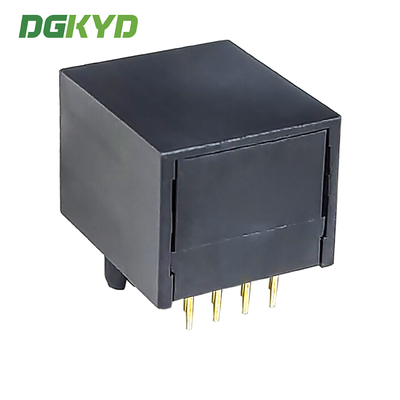 RJ45 Single Port Connector 1X1 10P8C Light Free All Plastic Gold-plated 6u DGKYD56211118IWA1DY4