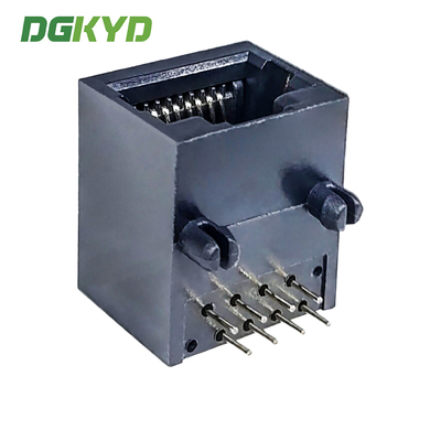 RJ45 Single Port Connector 1X1 10P8C Light Free All Plastic Gold-plated 6u DGKYD56211118IWA1DY4