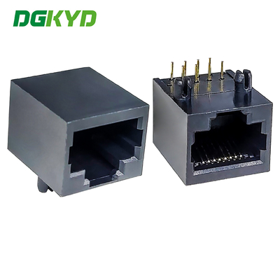 RJ45 Single Port Connector 1X1 10P8C Light Free All Plastic Gold-plated 6u DGKYD56211118IWA1DY4