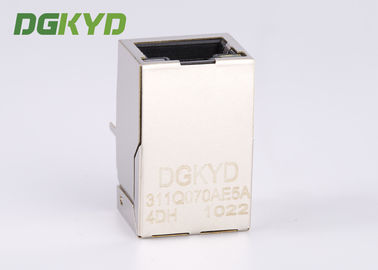 Ethernet Magnetic socket RJ45 with Transformer 1000 BASE-TX 10P8C tab up OEM/ODM