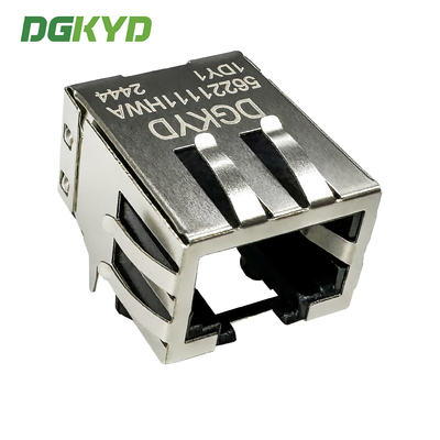 RJ45 Interface Socket 10P10C With Shielded Ethernet Port Connector DGKYD56221111HWA1DY1