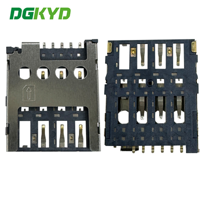 MICRO SIM Card Slot Drawer Style Card Slot Interface 1.45H 8P Telephone Card Slot DGKYDSIM145H8A6A2Y3WS286