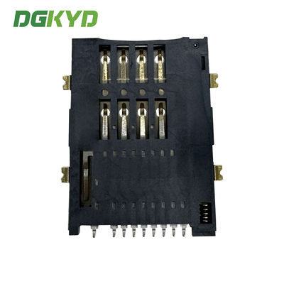 SIM Card Holder PUSH 8P+1P Pillarless Telephone Card Holder TF SIM CONNECTOR DGKYDSIM18H81W6A2Y3WS286