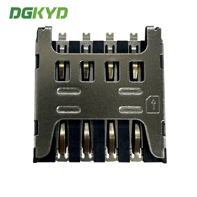 Micro Card Holder SIM Drawer Style 1.5H 8P Telephone Card Holder TF SIM CONNECTOR DGKYDSIM15H8A6A2Y3WSC286