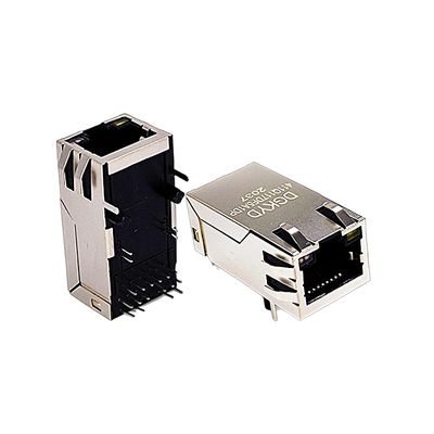 DGKYD RJ45 Connector 6U Gold Plated Gigabit Single Port with Transformer