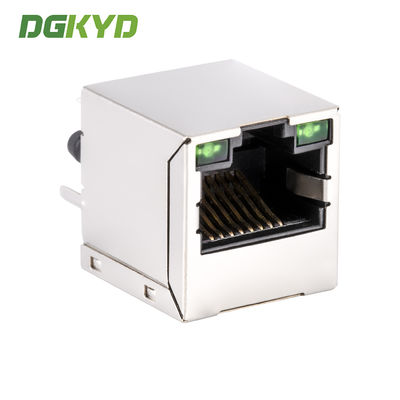 16.9MM height Cat5e Rj45 Lan Jack , vertical RJ45 modular jack with magnetic DGKYD511B083AB3A8D