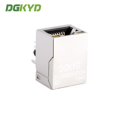 RJ45 100Mbps Ethernet port connector with built-in integrated transformer and shielding DGKYD211B083CD2A4D