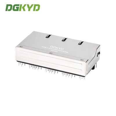 4 Ports Giga Ethernet Connector Rj45 Modular Jack,Industrial network port 1000 BASE-TX KRJ-4339PGYENL