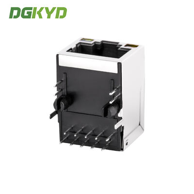 KRJ-SH202ZNL Single-port RJ45 Connector Gigabit Filtered with LED Indicator and Shielding for Industrial Ethernet Port