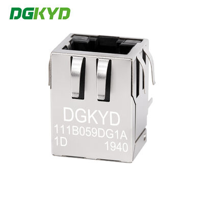 Industrial Grade RJ45 Female Connector 10/100 Base-T RJ45 Shielded Connector with 100Mbps Filter
