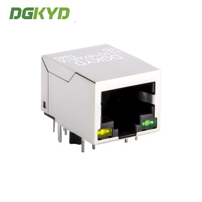 Industrial Grade Single Port RJ45 Shielded Connector with Gigabit Integrated Transformer RJ45 Jack