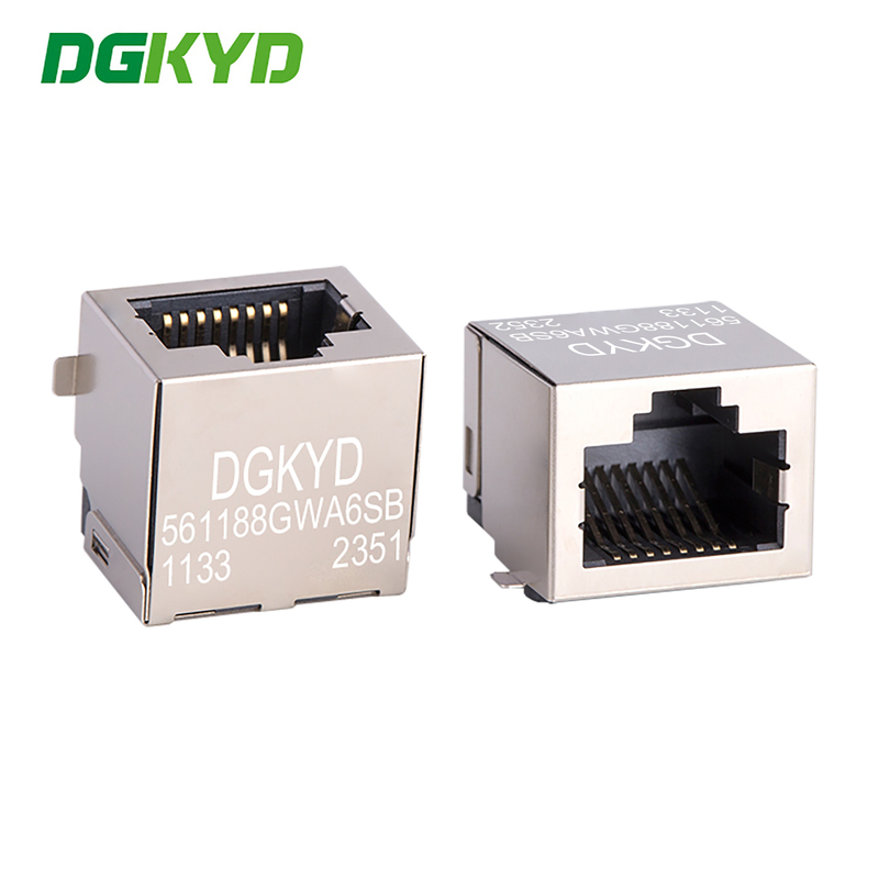 DGKYD561188GWA6SB1133 Single Port RJ45 Network Socket Without Filter Network Interface SMT