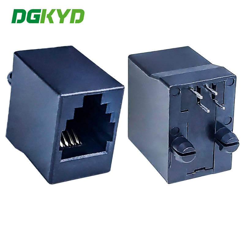 RJ11 Ethernet Port Connector 5228 4P4C Ear Less All Plastic DGKYD52281144IWA1DB4078