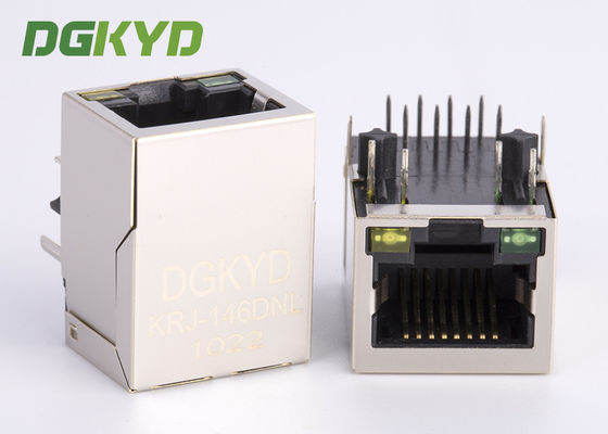 Мегабит поставщика Cat5 Китая интегрировал магнитный RJ45 гнездовой разъем Джек