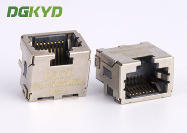 Пользовательский экранированный 8p8c SMD разъем Keystone RJ45, сверхнизкопрофильный Ethernet-разъем KRJ-85A85MMNL