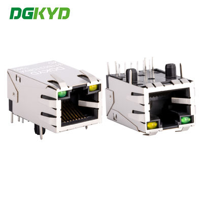 RJ45 соединитель 100Mbps интегрированный порт трансформаторной сети однорядный штифт DGKYD311B031DB2A4D