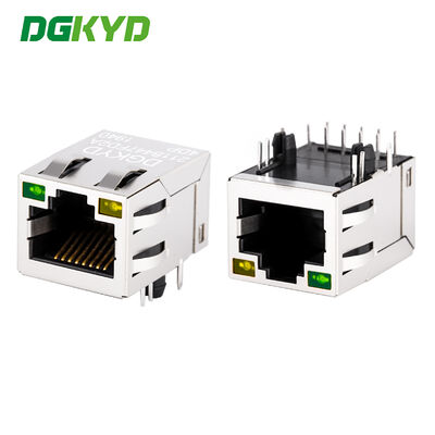 100 Мбит/с POE RJ45 защищенный соединитель с интегрированным фильтром для порта промышленной сети