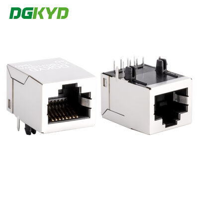 Разъем RJ45 со встроенным трансформатором 100 Мбит/с, кристальная головка, Ethernet-интерфейс DGKYD211B031GWA4D