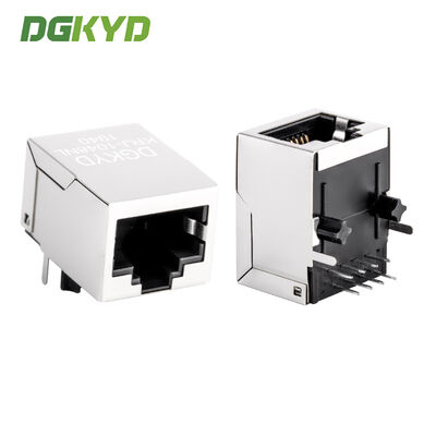 10/100 Base CAT5 Промышленный сетевой интерфейс Экранированный разъем RJ45 с трансформатором