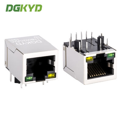 Разъем RJ45 100 Мбит/с со встроенным трансформатором и экранированным промышленным сетевым портом