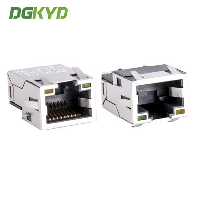 Промышленный Ethernet-разъем Cat6 RJ45 с позолотой 6U и SMD-монтажом