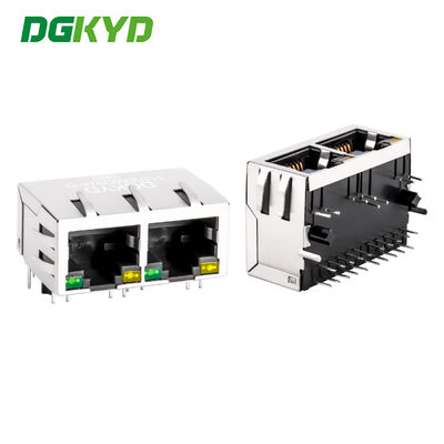 Промышленный разъем RJ45 с позолотой 6u для Gigabit Ethernet