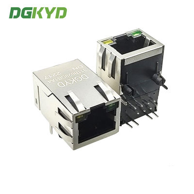 Плата модуля Magnetics RJ45 Джек PCB DGKYD311B029DB1A4DN интегрированная держателем вверх по OEM гнезда локальных сетей Cat5